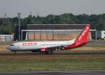 Air Berlin B 737-86J D-ABBB nach der Landung in Berlin-Tegel am 22.08.2010