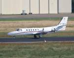 Hamburg Air Charter Cessna 550B Citation Bravo D-CALL nach der Landung in Berlin-Tegel am 22.08.2010