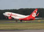 Air Berlin B 737-7K5 D-AHXG beim Start in Berlin-Tegel am 18.09.2010