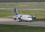 Blue 1 Avro Regjet RJ85 OH-SAO bei der Ankunft in Berlin-Tegel am 18.09.2010