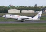 SunExpress B 737-86Q TC-SUO beim Start in Berlin-Tegel am 18.09.2010