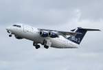 Blue 1 Avro Regjet RJ85 OH-SAO beim Start in Berlin-Tegel am 18.09.2010
