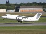 Hemus Air BAe 146-300 LZ-HBF beim Start in Berlin-Tegel am 18.09.2010