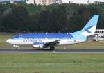 Estonian Air B 737-5L9 ES-ABL nach der Landung in Berlin-Tegel am 18.09.2010