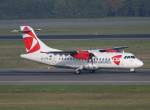 CSA ATR-42-500 OK-KFN beim Start in Berlin-Tegel am 09.10.2010
