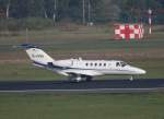 Jetline Cessna 525A Citation CJ2 D-IVVA nach der Landung in Berlin-Tegel am 09.10.2010
