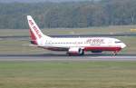 Air Berlin B 737-85F D-ABBL beim Start in Berlin-Tegel am 09.10.2010