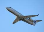 Cimber Air Canadair Regjet CRJ200LR OY-MBT beim Start in Berlin-Tegel am 12.02.2011