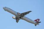 Swiss A 321-111 HB-IOK beim Start in Berlin-Tegel am 12.02.2011