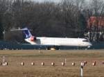 SAS Canadair Regjet CRJ900 OY-KFG am 06.03.2011 auf dem Flughafen Berlin-Tegel