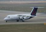 Brussels Airlines Avro Regjet RJ85 OO-DJS bei der Ankunft in Berlin-Tegel am 02.04.2011