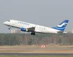 Finnair Embraer ERJ-170-100LR OH-LEH beim Start in Berlin-Tegel am 02.04.2011