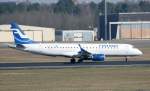 Finnair Embraer ERJ-190-100LR OH-LKF nach der Landung in Berlin-Tegel am 03.04.2011