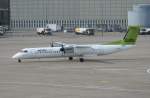 Air Baltic De Havilland Canada DHC-8-402Q  YL-BAI bei der Ankunft in Berlin-Tegel am 03.04.2011