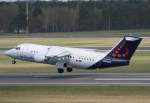 Brussels Airlines Avro Regjet RJ85 OO-DJL beim Start in Berlin-Tegel am 16.04.2011