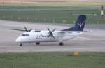 InterSky De Havilland Canada DHC-8-315Q OE-LIE bei der Ankunft in Berlin-Tegel am 16.04.2011