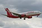 Air Berlin B 737-86J D-ABBB kurz vor der Landung in Berlin-Tegel am 27.05.2011