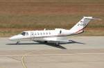 Private Cessna 525B Citation CJ3 D-CELE bei der Ankunft in Berlin-Tegel am 02.06.2011