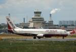 Air Berlin B 737-86J D-ABBA kurz vor dem Start in Berlin-Tegel am 18.06.2011