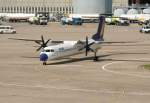 Malev De Havilland Canada DHC-8-402Q HA-LQC auf dem Weg zum Start in Berlin-Tegel am 25.06.2011