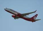 Air Berlin B 737-86J D-ABAP beim Start in Berlin-Tegel am 06.07.2011