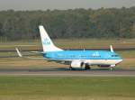 KLM B 737-7K2 PH-BGR beim Start in Berlin-Tegel am 01.10.2011