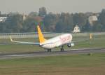 Pegasus Airlines B 727-82R TC-AJP beim Start in Berlin-Tegel am 01.10.2011