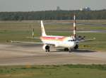 Iberia A 321-211 EC-JMR bei der Ankunft in Berlin-Tegel am 15.10.2011