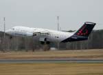 Brussels Airlines Avro Regjet RJ100 OO-DWF beim Start in Berlin-Tegel am 27.11.2011