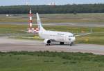 SunExpress B 737-8FH TC-SNH bei der Ankunft in Berlin-Tegel am 21.07.2012