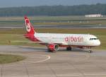 Air Berlin A 321-211 D-ABCI bei der Ankunft in Berlin-Tegel am 22.08.2012
