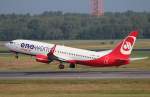Air Berlin B 737-86J D-ABME beim Start in Berlin-Tegel am 22.08.2012