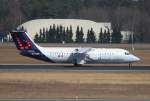 Brussels Airlines Avro Regjet RJ100 OO-DWD nach der Landung in Berlin-Tegel am 14.04.2013