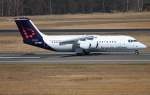 Brussels Airlines Avro Regjet RJ100 OO-DWD beim Start in Berlin-Tegel am 14.04.2013