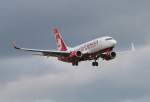 Air Berlin B 737-76J D-ABLC bei der Landung in Berlin-Tegel am 04.09.2013