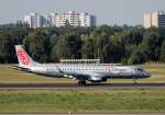 Niki(Air Berlin) ERJ-190-100LR D-ARJG nach der Landung in Berlin-Tegel am 06.09.2013