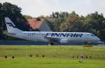 Finnair ERJ-190-100LR OH-LKP kurz vor dem Start in Berlin-Tegel am 28.09.2013