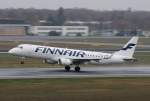 Finnair ERJ-190-100LR OH-LKP beim Start in Berlin-Tegel am 24.11.2013