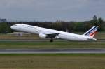 F-GTAI Air France Airbus A321-212    Start in Tegel 09.04.2014