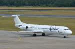 PH-LND Denim Air Fokker F100    am 27.06.2014 in Tegel gelandet