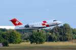 HB-JRC Swiss Air-Ambulance Canadair CL-604 Challenger 600-2B16    gestartet am 03.09.2014 in Tegel
