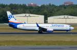 TC-SUY SunExpress Boeing 737-86N (WL)   in Tegel am 04.09.2014 gelandet
