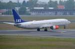 LN-RRT SAS Scandinavian Airlines Boeing 737-883   beim Start am 12.09.2014 in Tegel