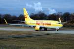 Tuifly B 737-7K5 D-AHXD am 24.11.2007 auf dem Flughafen Berlin-Tegel