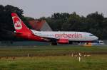 Air Berlin B 737-76J D-ABLD kurz vor dem Start in Berlin-Tegel am 27.09.2014