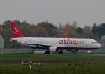 Atlasjet A 321-211 TC-ATZ kurz vor dem Start in Berlin-Tegel am 26.10.2014