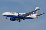 EI-EUZ Transaero Airlines Boeing 737-7Q8   Landeanflug Tegel am 25.02.2015