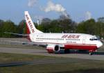 Air Berlin B 737-36Q D-ADIB am 21.04.2007 auf dem Flughafen Berlin-Tegel