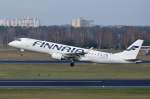OH-LKM Finnair Embraer ERJ-190LR (ERJ-190-100 LR)   in Tegel gestartet  24.11.2015