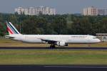 Air France A 321-212 F-GTAH nach der Landung in Berlin-Tegel am 13.09-2015